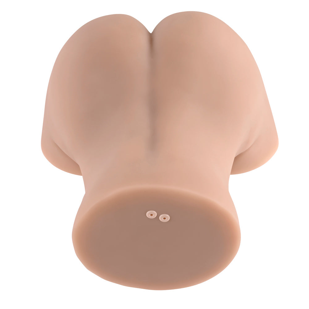 Zero Tolerance Rear Beauty Vibrating and Sucking Dual-Entry Stroker – Light