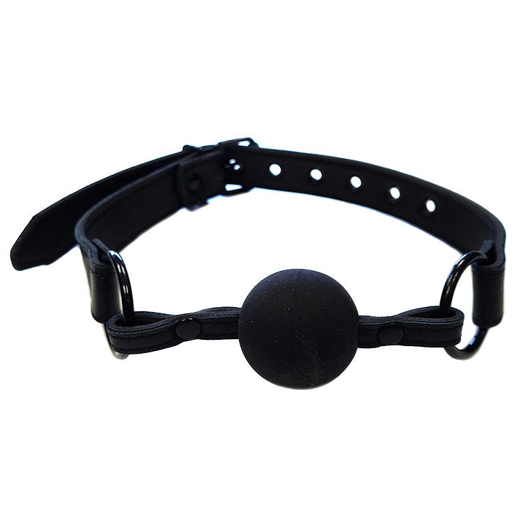 Leather and Rubber Ball Gag