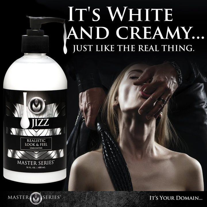 Master Series Jizz Unscented Water-Based Lube - 34oz