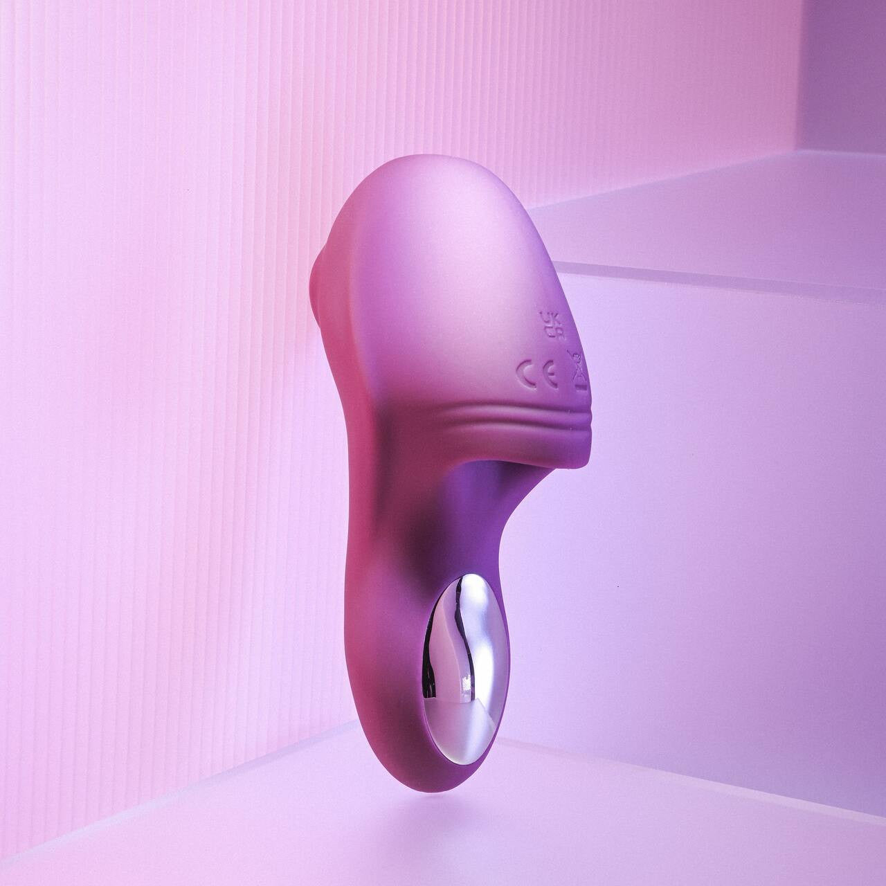 Evolved Sucker For You Silicone Finger Suction & Vibration Stimulator - Purple