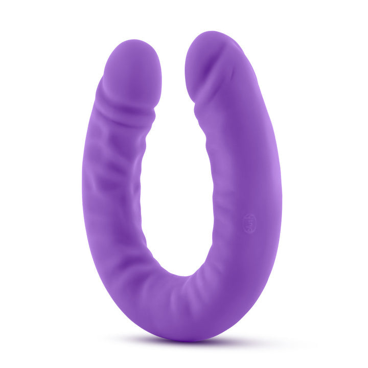 Ruse by Blush G-Spot 18 Inch Silicone Double Dildo – Flexible U-Shape for Solo or Partner Play
