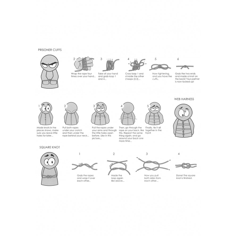 Ouch! Bondage Rope 100 Meter - Red