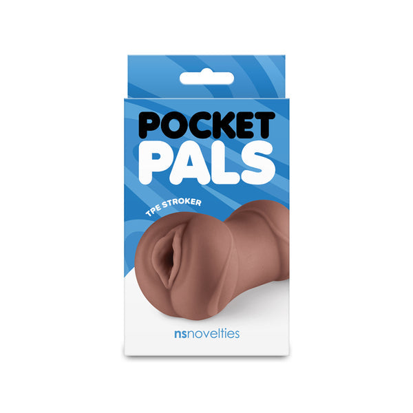Pocket Pals Vagina Stroker Male Masturbator – Brown
