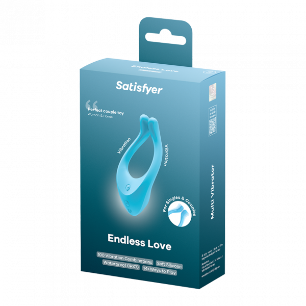 Satisfyer Endless Love Couples Vibrator - Blue