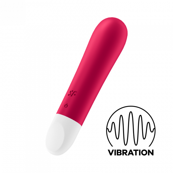 Satisfyer Ultra Power Bullet 1 Perfect Rechargeable Twist Vibrator - Red