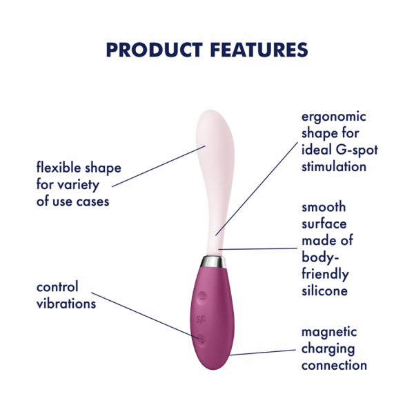 Satisfyer G-Spot Flex 3 G-Spot Vibrator - Red