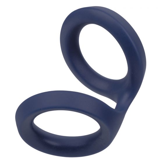 Viceroy Dual Cock Ring - Blue